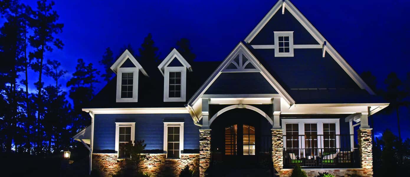 Architectural Uplighting Curb Appeal in Collierville TN